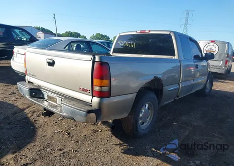 2000 GMC Sierra 1500 Sle из США, поврежденный, VIN 2GTEC19V4Y1299817